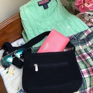 The Sak small navy purse